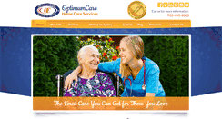 Desktop Screenshot of optimumcarehomecare.com